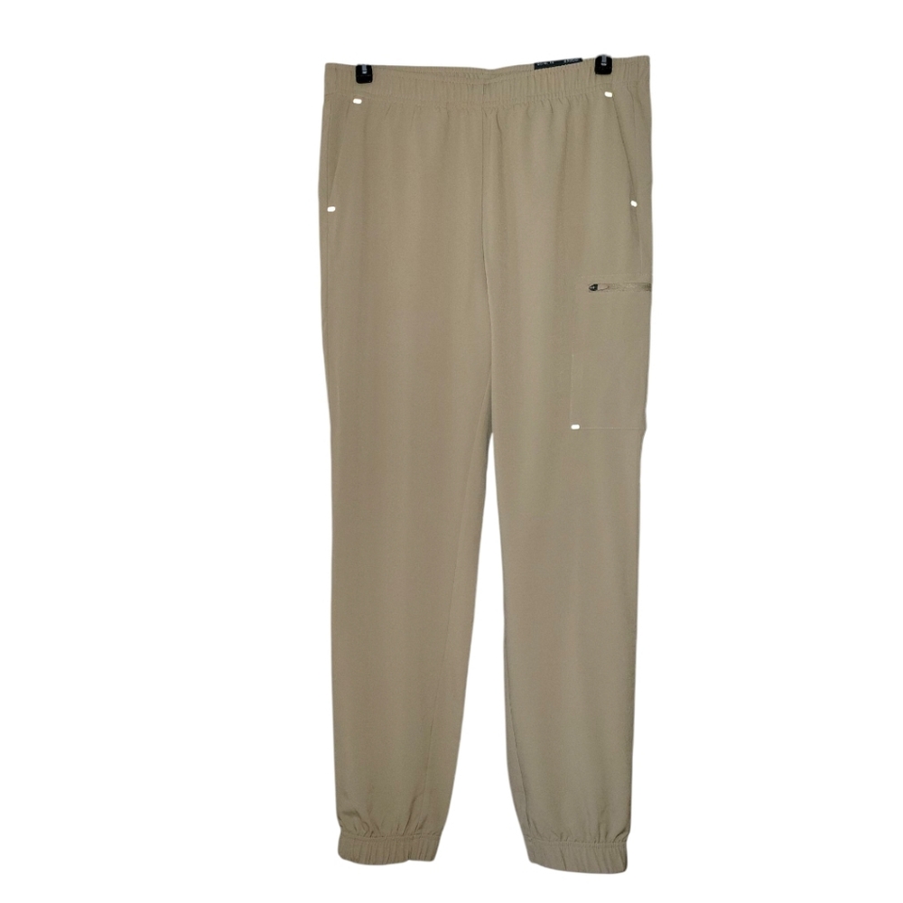 XL 18/20 Tek Gear Boy's Woven Stretch Lightweight Joggers, XL 18/20, Beige, NWT